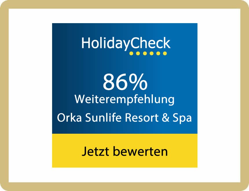 Orka Sun Life Hotel Oduller